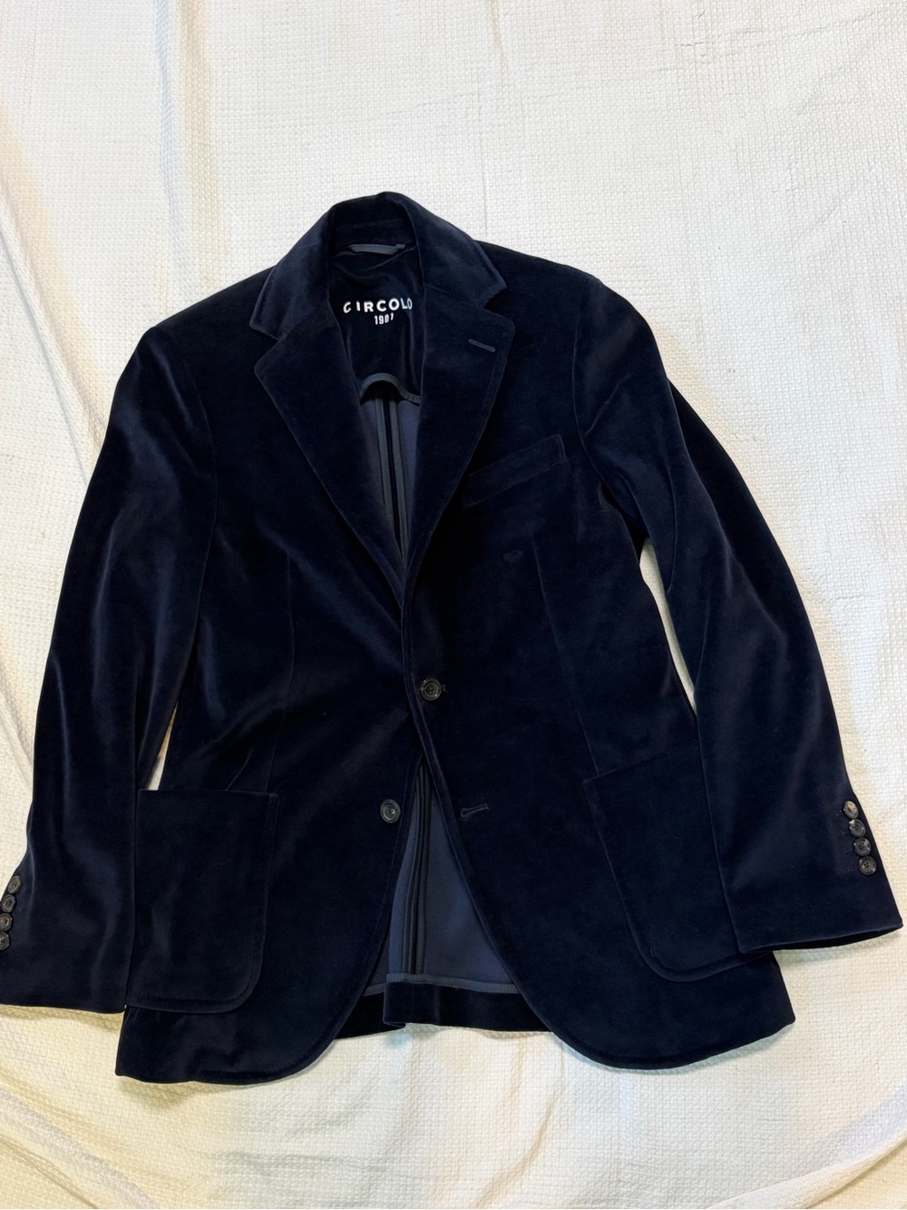 Circo 1901 made in Italy Velvet Blazer Jacket in Navy